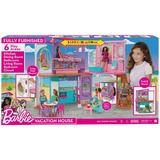 Mattel Barbie Malibu Ferien-Haus mit Möbeln & Zubehör, Puppenhaus 