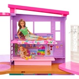 Mattel Barbie Malibu Ferien-Haus mit Möbeln & Zubehör, Puppenhaus 
