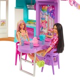 Mattel Barbie Malibu Ferien-Haus mit Möbeln & Zubehör, Puppenhaus 