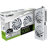 Palit GeForce RTX 5060 OC WHITE 8GB, Grafikkarte DLSS 4, 3x DisplayPort, 1x HDMI 2.1