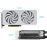 Palit GeForce RTX 5060 OC WHITE 8GB, Grafikkarte DLSS 4, 3x DisplayPort, 1x HDMI 2.1
