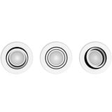 Philips HUE White & Color Ambiance Centura Einbauspot 3er-Pack, LED-Leuchte weiß, rund