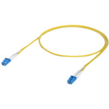 Ubiquiti UACC-OFC-S2-LULU-10M OS2 Duplex LC UPC Fiber Patch, Kabel gelb