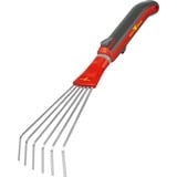 WOLF-Garten Kleinfächerbesen LD-M /ZM 015, multi-star rot/grau, 11,5cm