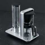 Wilfa SVART PRECISION WSP-2A, Kaffeemaschine edelstahl/schwarz, 1840 Watt, 1,25 L/12 Tassen