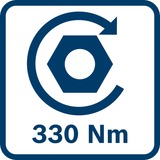 Bosch Akku-Schlagschrauber GDS 18V-330 HC Professional solo, 18Volt blau, ohne Akku und Ladegerät