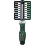 Bosch Bit-Ratschenschraubendreher mit Bit-Satz, 19-teilig grün/schwarz, Drehmoment bis 36 Nm