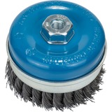 Bosch PRO Metal heavy Topfbürste, Ø 100mm, gezopft 0,5mm Stahldraht, M14, für Winkelschleifer