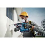 Bosch Professional Akku-Bohrhammer GBH 18V-22 X Professional, 18Volt blau/schwarz, 2x Li-Ionen Akku 4,0Ah, ONECHUCK, in L-BOXX