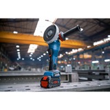 Bosch Professional PRO X-LOCK Akku-Winkelschleifer BITURBO GWX 18V-15 PSC Professional solo, Ø 125mm blau/schwarz, Bluetooth Modul, ohne Akku und Ladegerät