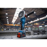 Bosch Professional PRO X-LOCK Akku-Winkelschleifer BITURBO GWX 18V-15 PSC Professional solo, Ø 125mm blau/schwarz, Bluetooth Modul, ohne Akku und Ladegerät