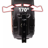 EINHELL Automatische Druckluft-Schlauchtrommel TC-PH 150 schwarz/rot, 15 Meter Druckluftschlauch + 1,5 Meter Anschluss