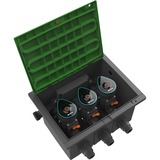 GARDENA Ventilbox 9 V Bluetooth Aktion-Set, Steuermodul  grau, 4-teilig: 3 Ventile + Steuerung, Ventilbox V 3