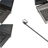 Kensington ClickSafe 2.0 Universelles 3-in-1 Laptopschloss (Single Keyed) schwarz