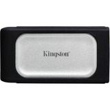 Kingston XS2000 Portable SSD 1 TB, Externe SSD silber/schwarz, USB-C 3.2 Gen 2x2 (20 Gbit/s)