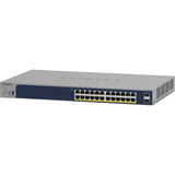 Netgear GS728TP, Switch grau, 190W PoE Budget