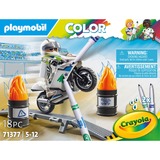 PLAYMOBIL 71377 Color Motocross Motorrad, Konstruktionsspielzeug 