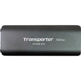 Patriot Transporter Portable SSD 512 GB, Externe SSD schwarz, USB-C 3.2 Gen 2 (10 Gbit/s)