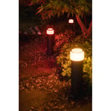 Philips HUE White & Color Ambiance Sockelleuchte Calla für den Außenbereich, LED-Leuchte schwarz