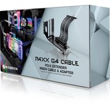 RAIJINTEK PAXX G4 Cable, Gen 4.0 Riser Kabel, Verlängerungskabel schwarz, 20cm