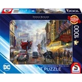 Schmidt Spiele Thomas Kinkade Studios: DC - Batman, Superman and Wonder Woman – The Trinity, Puzzle 1000 Teile