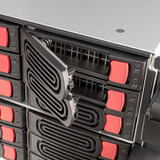 SilverStone SST-RM43-324-RS, Rack, Server-Gehäuse schwarz/rot, 4 Höheneinheiten