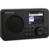 TELESTAR DIRA M6i, Radiowecker schwarz, USB