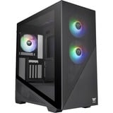 Thermaltake Divider 370 TG ARGB, Tower-Gehäuse schwarz, Tempered Glass