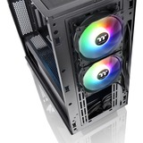 Thermaltake Divider 370 TG ARGB, Tower-Gehäuse schwarz, Tempered Glass