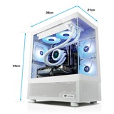Thermaltake FTW Elite Snow, Gaming-PC weiß, Windows 11 Home