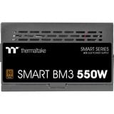 Thermaltake SMART BM3 550W, PC-Netzteil schwarz, 1x 12VHPWR, 2x PCIe, Kabel-Management, 550 Watt