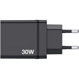 Verbatim Ladegerät 30W, 1x USB-C , 3x USB-A schwarz, PD 3.0, QC 3.0