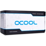 Alphacool Eisbecher Aurora D5 Acetal/Glas - 250mm, Ausgleichsbehälter transparent, mit D5 VPP655 PWM Pumpe