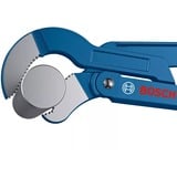 Bosch Professional Sanitär-Eckrohrzange 45° Professional 420mm, S-Maul, Rohr- / Wasserpumpen-Zange blau, Greifbackenposition 45°