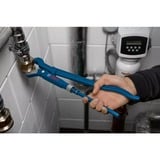 Bosch Professional Sanitär-Eckrohrzange 45° Professional 420mm, S-Maul, Rohr- / Wasserpumpen-Zange blau, Greifbackenposition 45°