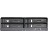 DeLOCK 5.25″ Wechselrahmen für 4 x 2.5″ SATA HDD / SSD schwarz
