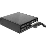 DeLOCK 5.25″ Wechselrahmen für 4 x 2.5″ SATA HDD / SSD schwarz