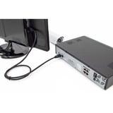 Digitus HDMI Premium High Speed Anschlusskabel, mit Ethernet, UHD 4K schwarz, 1 Meter