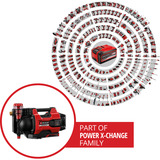 EINHELL Power X-Change Akku-Gartenpumpe AQUINNA 18/30 F LED AUTOMATIC, 18Volt rot/schwarz, ohne Akku und Ladegerät