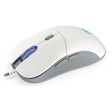 ENDORFY GEM Plus Onyx White, Gaming-Maus weiß/grau