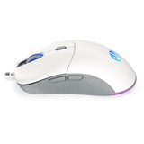 ENDORFY GEM Plus Onyx White, Gaming-Maus weiß/grau