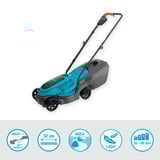GARDENA Akku-Rasenmäher EasyMax 32/18V P4A, 18Volt türkis/grau, Li-Ion Akku 4,0Ah, POWER FOR ALL ALLIANCE