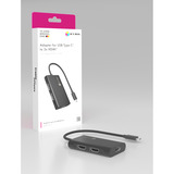 ICY BOX IB-AD1030-C, Adapter schwarz, USB Type-C, HDMI