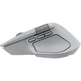 Logitech MX Master 4, Maus hellgrau, Logi Bolt, Bluetooth, für Windows/macOS/Linux/ChromeOS/iPadOS/Android