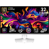 MSI MPG 321URXWDE QD-OLED, Gaming-Monitor 80 cm (31.5 Zoll), weiß, UltraHD/4K, QD-OLED, Adaptive-Sync, USB-C, 240Hz Panel