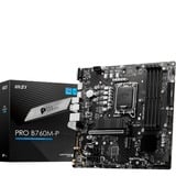 MSI PRO B760M-P, Mainboard schwarz