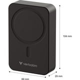 Verbatim Wireless Powerbank Charge 'n' Go 20.000mAh schwarz, Qi, PD 3.0, Quick Charge 3.0