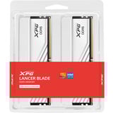 ADATA DIMM 32 GB DDR5-6000 (2x 16 GB) Dual-Kit, Arbeitsspeicher weiß, AX5U6000C3616G-DTLABWH, XPG Lancer Blade, INTEL XMP, AMD EXPO