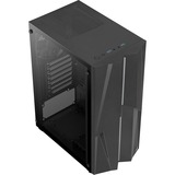 Aerocool Mecha v1, Tower-Gehäuse schwarz, Tempered Glass