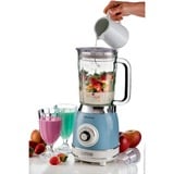 Ariete Standmixer Vintage blue, Glasbecher    hellblau, 1.000 Watt, 1,5 Liter